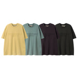 Fog Essentials T Shirts Spring/Summer FOG Duplex Embossed Letter Crew Neck Short Sleeves