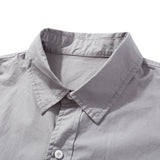 Unisex Shirt Retro Simple Loose Summer