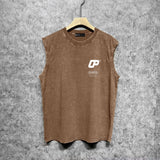Purple Brand Distressed Tank T Shirts Distressed Sleeveless T-shirt Vest