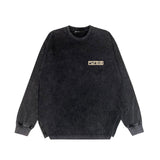 Purple Brand Distressed Long Sleeve Shirt Fashion Distressed Loose Long-sleeved Top