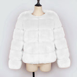 Women Fur Jacket Fashion Casual Plush Coat