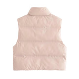 Women Cotton Coat Cotton Vest Short Loose Fashion