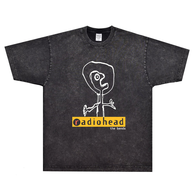 Rock Star T Shirt Radiohead High and Dry Rock American Street Loose Short Sleeve