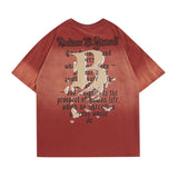 Men T-Shirt Gradient Oversize Versatile