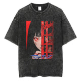 Hip Hop Streetwear Oversize Acid T Shirt For Men Women