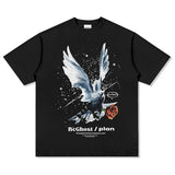 Unisex T Shirt Summer Short Sleeve Loose
