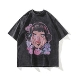 Men's T-Shirt Printed Short-Sleeved T-shirt Men's and Women's Loose