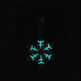 Jewelry Winter Rotating Snowflake Luminous Nightclub Versatile Jewelry St. Valentine's Spectrum Royalty Night light