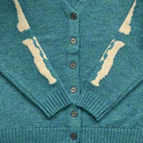 Kapital Sweater Kapital Vintage Hida and Macro V-neck Japanese Style Knitting Loose Cardigan Sweater