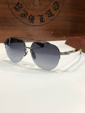 Chrome Hearts Sunglasses Light Luxury Fashion Exquisite Half Frame Sunglasses