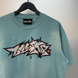 Hellstar T Shirt Vintage Old Loose Casual Short Sleeve T-Shirt