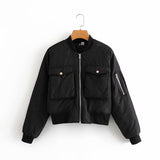 Women Cotton Coat Fashion Baseball Uniform with Cotton