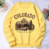 Inspiration and Travel Printing Hooded Women's vintage Crew