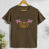 Inspired by Queen's Platinum Jubilee 2022 Elizabeth 70 Years T-shirt Short Sleeve T-shirt plus Size Loose