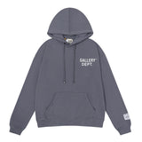 Gallery Dept Hoodie Micro Label Alphabet Slogan Hooded Sweater