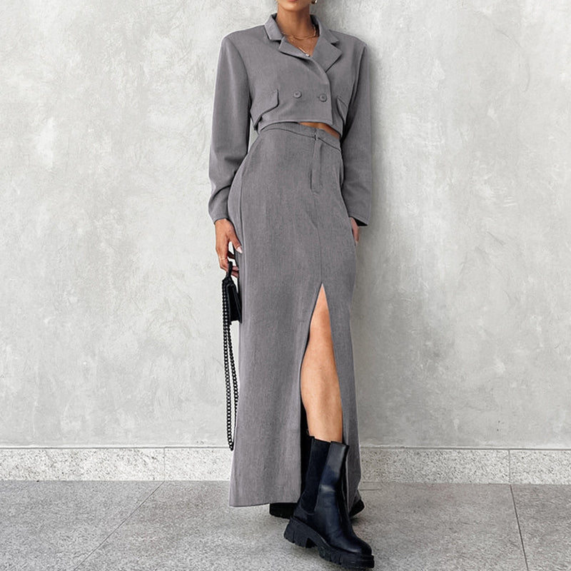 Women Co-Ords Suit Jacket Women's Casual Autumn and Winter