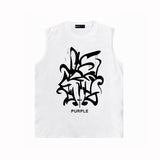 Purple Brand Tank T Shirts Sleeveless T-shirt Vest