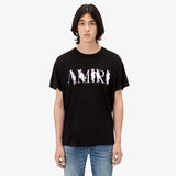 Amiri T Shirt Short Sleeve T-shirt Printed Casual Hip Hop T-shirt for Men and Women