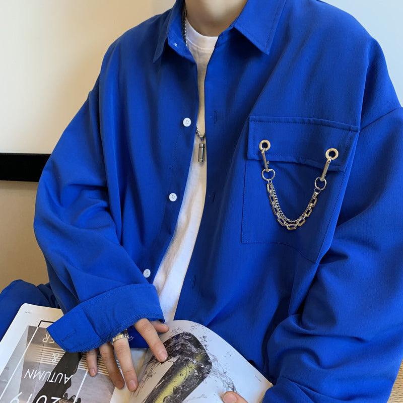 Men Shirts Thin Coat Handsome