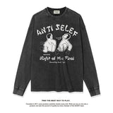 Unisex Long Sleeve Shirt Print Autumn and Winter Men's and Women's Long Sleeves