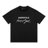 Fog Essentials T Shirts Spring/Summer FOG Letter Pattern Crew Neck Pullover Short Sleeves