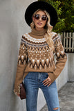 Women's Pullover Sweater Striped Loose Sweater
