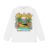 Vintage T-shirts Hawaiian Ferrari, printed short-sleeved t-shirt street cotton
