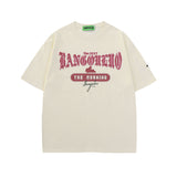 Men T-Shirt Retro Lazy Style