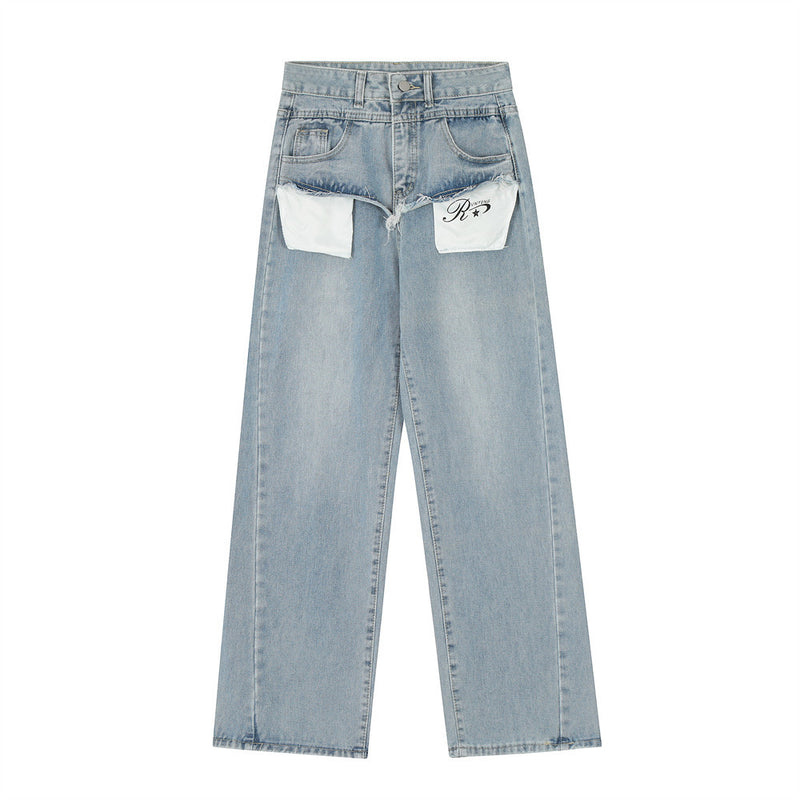 Men Jeans Personality Rock Loose