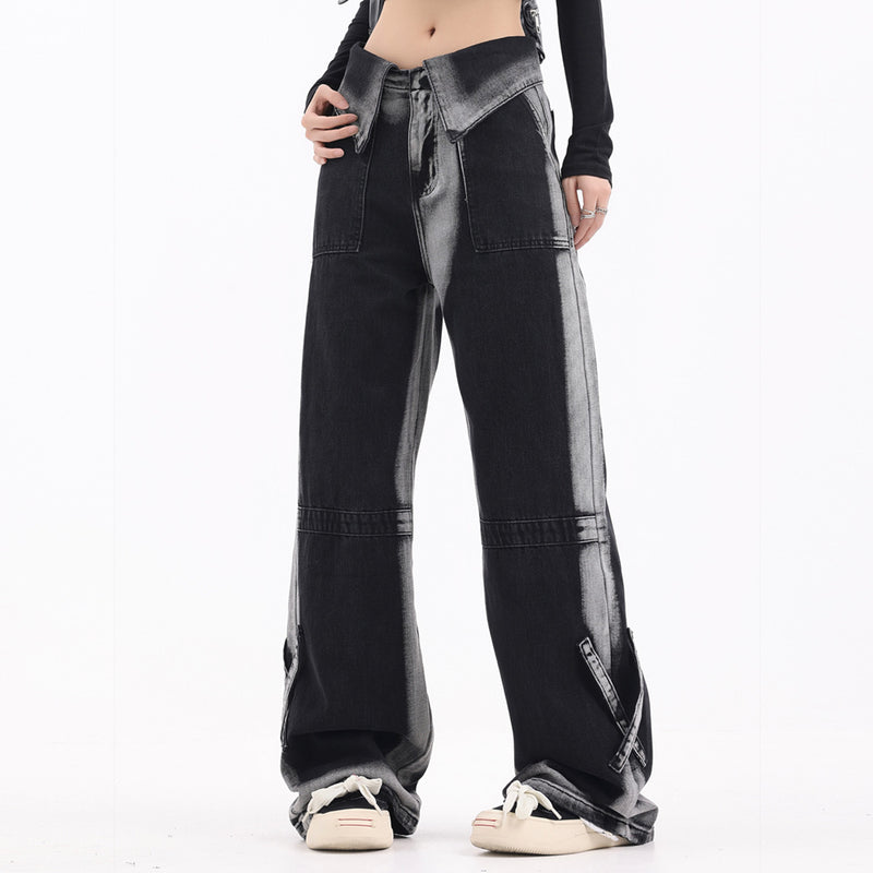 Men Jeans Tie-Dye Hip Hop Trend