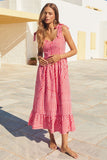 Women Dress Beach Vacation Tied Dress