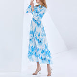 Bohemian Dress Vacation Style Chiffon Dress