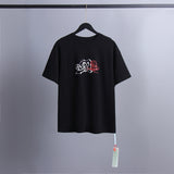 Ow T Shirts 3D Twisted Sketch Graffiti Arrow Print