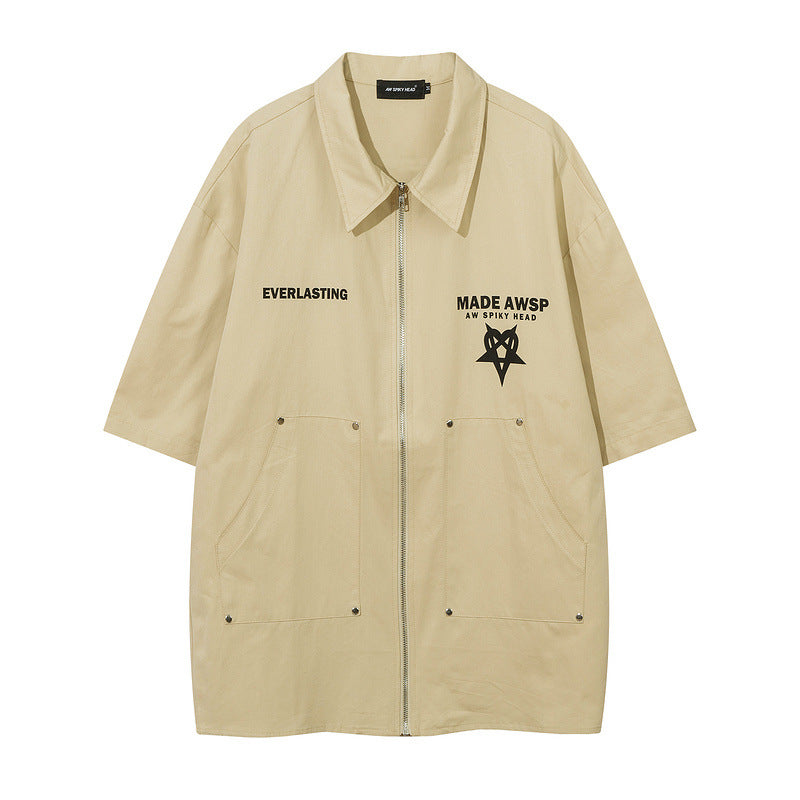 Short Sleeve Shirt Casual Cityboy
