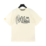 Palm Angle T Shirts Angel Flame Letters Loose