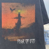 Fog Essentials T Shirts Spring and Summer FOG Joint Series Washing Water Old Crew Neck Pullover Short Sleeve