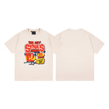 Synaworld T Shirts central cee alphanumeric print casual loose t-shirt