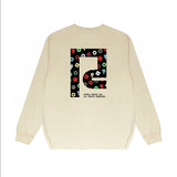 Purple Brand Long Sleeve T-Shirt Fashion Loose Long Sleeve Top