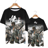 Hot Sale Role Playing Games Black Myth Wukong 3D Print T-Shirt