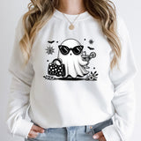 Halloween Ghost Print Pullover For Women New Fashion Autumn