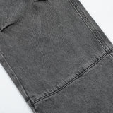 Men Jeans Trendy Multi-Pocket Stitching