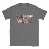 Rapper Kanye West T-Shirt for Men 2024 Hip Hop Music Vintage