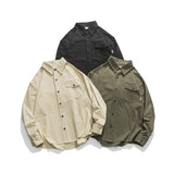 Unisex Shirt Retro Baggy Coat Casual