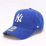 Dodgers and Yankees Baseball Cap 47brand Baseball Hat Men's Hard Top Big Logo NY Embroidered Wine Red