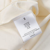 Fog Essentials T Shirts Spring Summer FOG Flocking Letter Crew Neck Short Sleeves