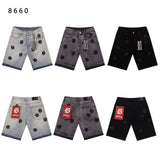 Godspeed Shorts Summer GOD Letter Pattern Embroidered Casual Denim Shorts