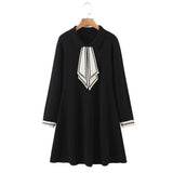 Women Dresses Graceful Bow Dress Sweater