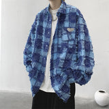 Men's Shirts Plaid Long Sleeve Shirt Retro