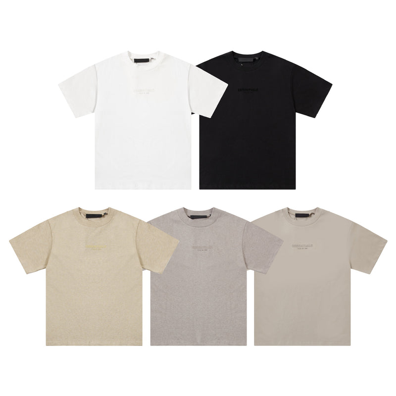 Fog Essentials T Shirts Spring Summer FOG Letter Crew Neck Short Sleeves