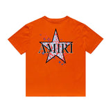 Amiri T Shirt Casual Hip Hop round Neck Short Sleeve T-shirt